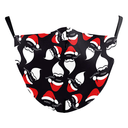 Snowflake Christmas Red Double-layer Dust Mask