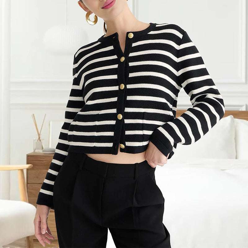 Women Striped Jacket