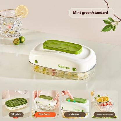 Easily Removable Food Grade Ice Tray with Lid