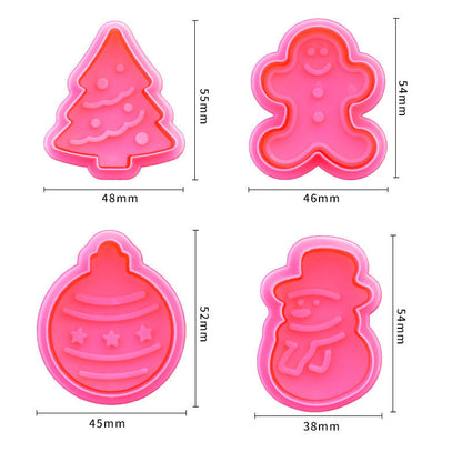 Christmas Three-dimensional Biscuit Fondant Mould