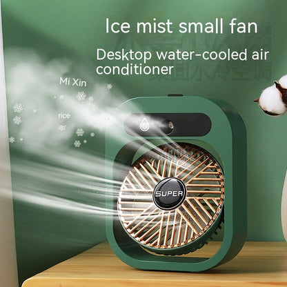 Portable USB Rechargeable Misting Fan