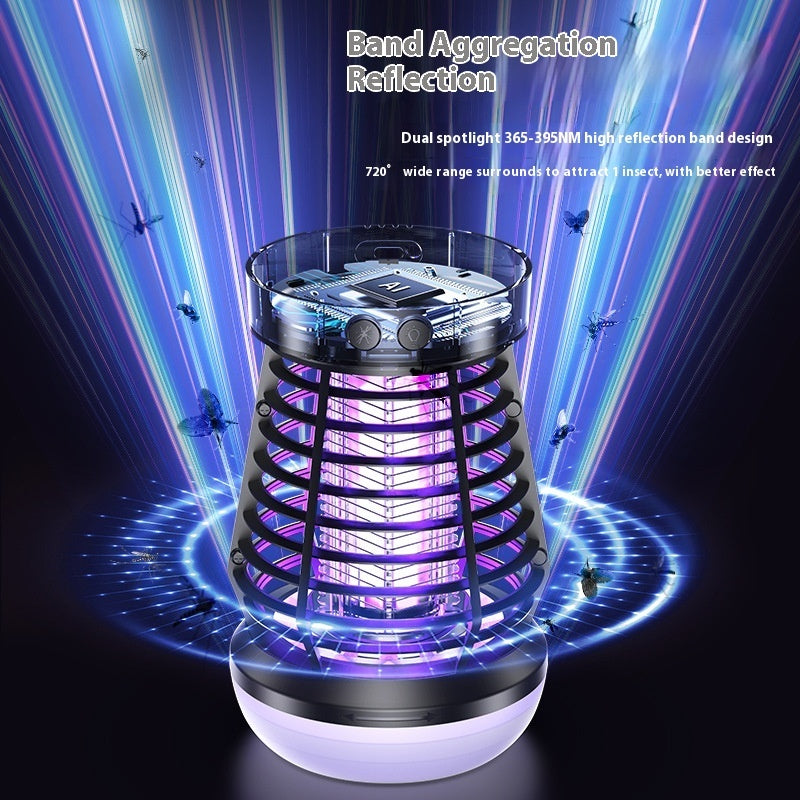 2-in-1 Electric Mosquito Killer Lamp - USB Rechargeable Swatter for Effective Insect Control - Mallora Shop