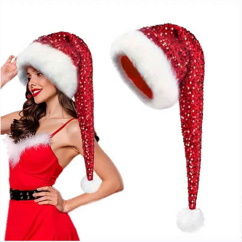 Christmas Sequin Decoration Atmosphere Sequin Cap