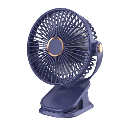 Clip Fan USB Lighting Desktop Fan Portable