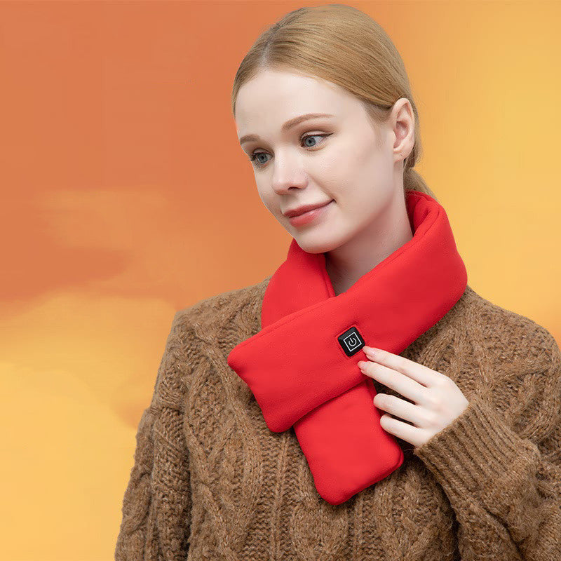 Men's And Women's Fashion Warm Heating Scarf