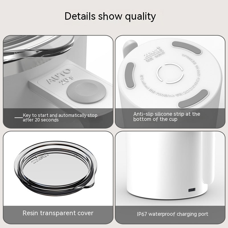 Portable Magnetic Mixing Coffee Cup - Smart Automatic Stirring Solution - Mallora Shop