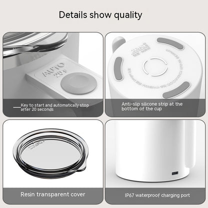 Portable Magnetic Mixing Coffee Cup - Smart Automatic Stirring Solution - Mallora Shop