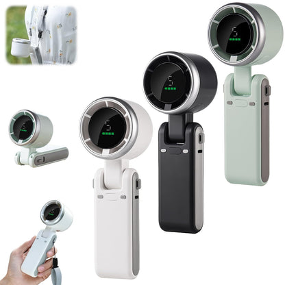 180 Degree Folding Mini Fan - Portable Hand-held Turbo Fan for On-the-Go Cooling - Mallora Shop