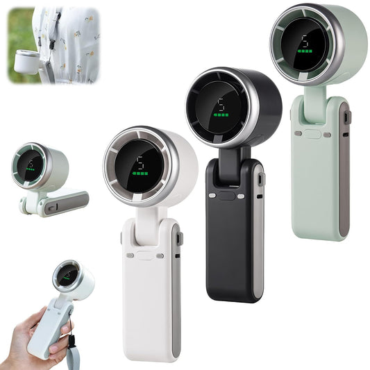 180 Degree Folding Mini Fan - Portable Hand-held Turbo Fan for On-the-Go Cooling - Mallora Shop