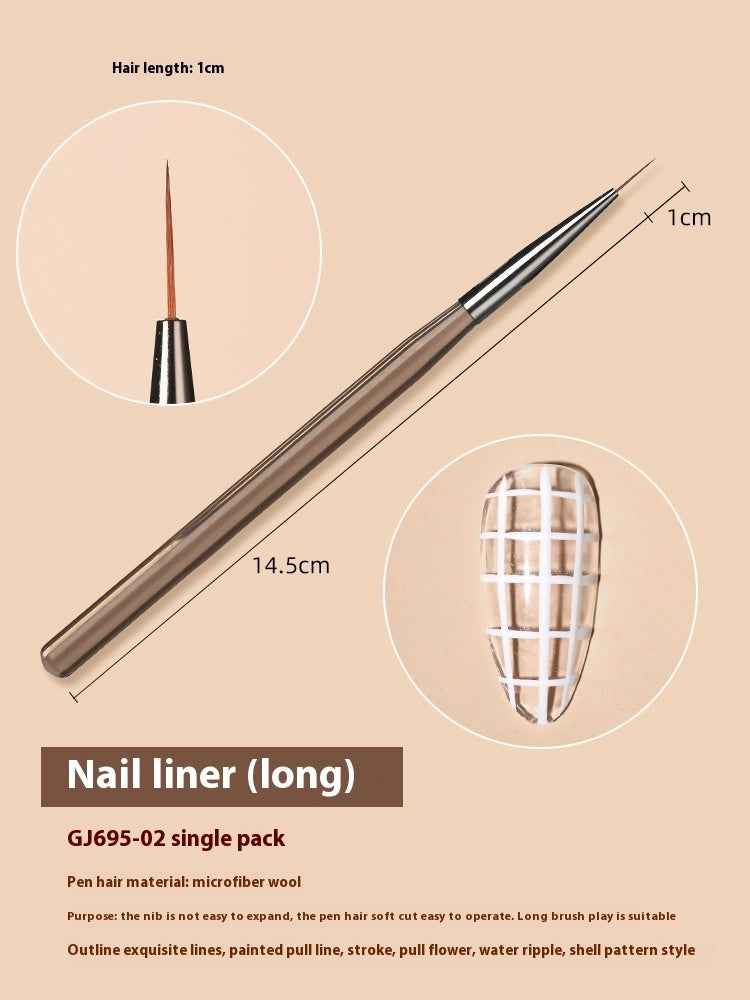 Ultra-fine Nail Brush - Precision Line Drawing Pen