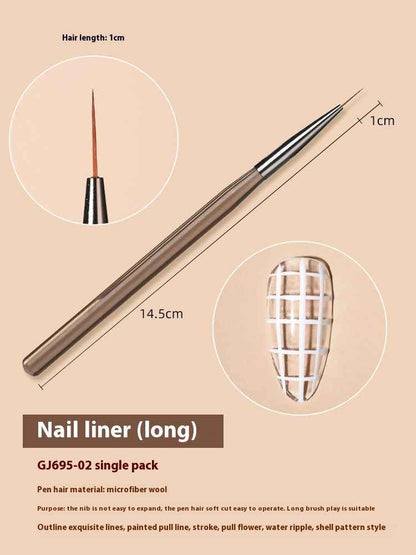 Ultra-fine Nail Brush - Precision Line Drawing Pen