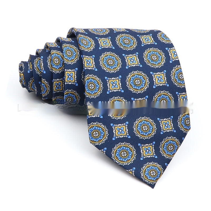 Business Polyester Men's Printed Workplace Tie