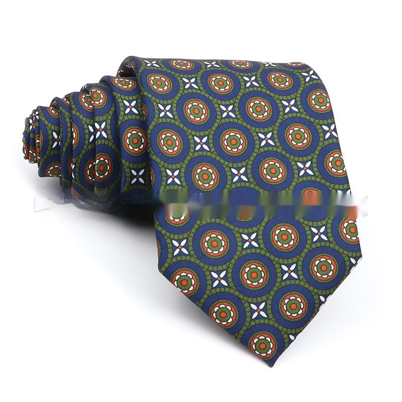 Business Polyester Men's Printed Workplace Tie