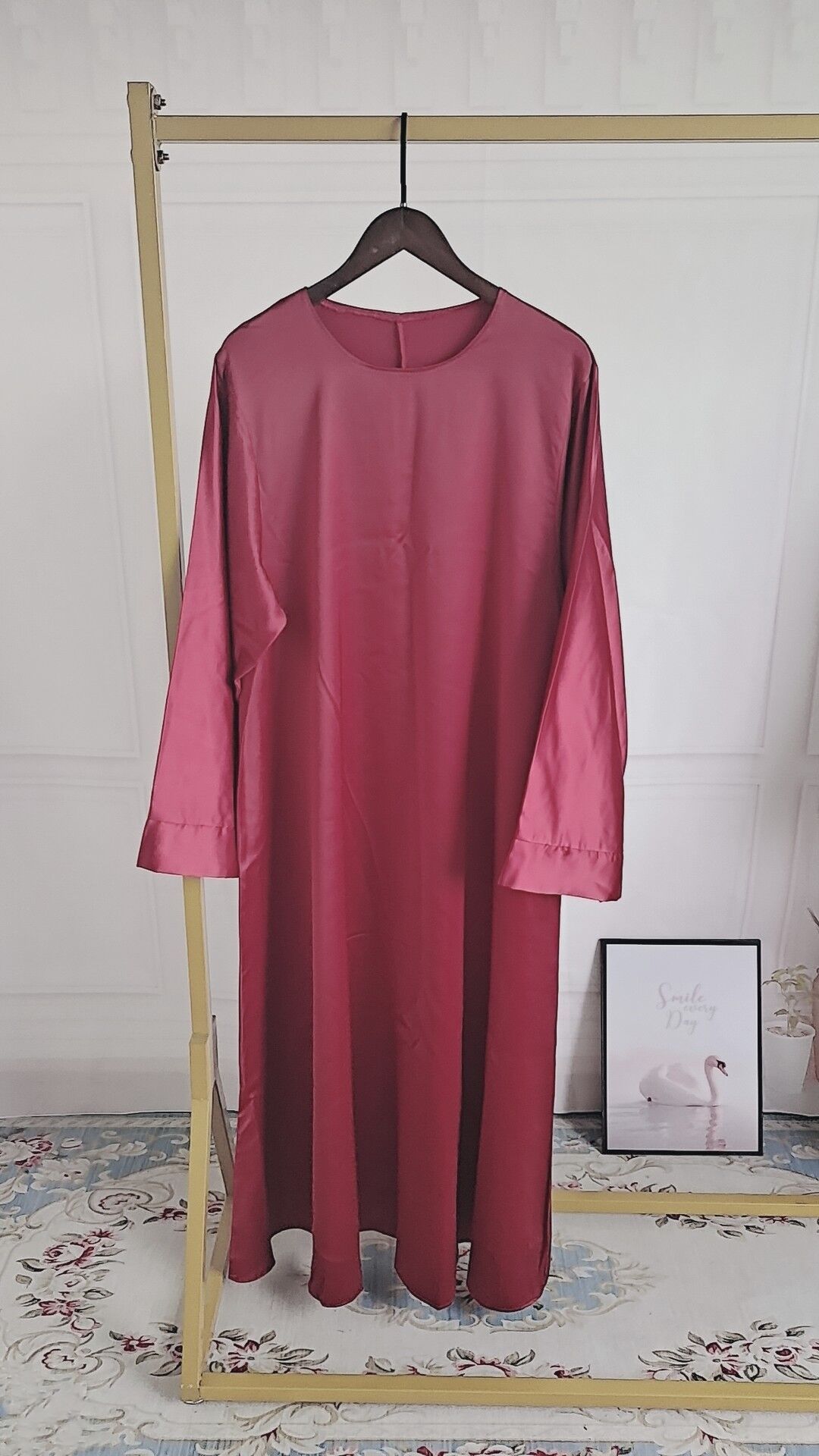 European And American Large Elegant Robe Dress