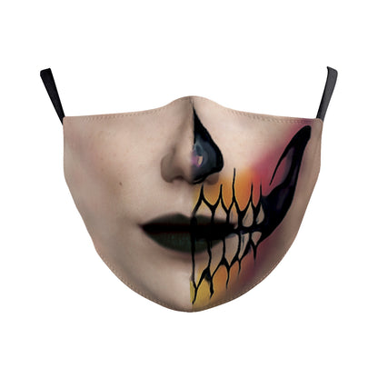 Digital Printing Wansheng Skull Face Mask