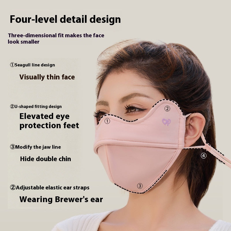 Outdoor Cycling Wind Mask 5D Good-looking Cold-proof Eye Protection Face Mask