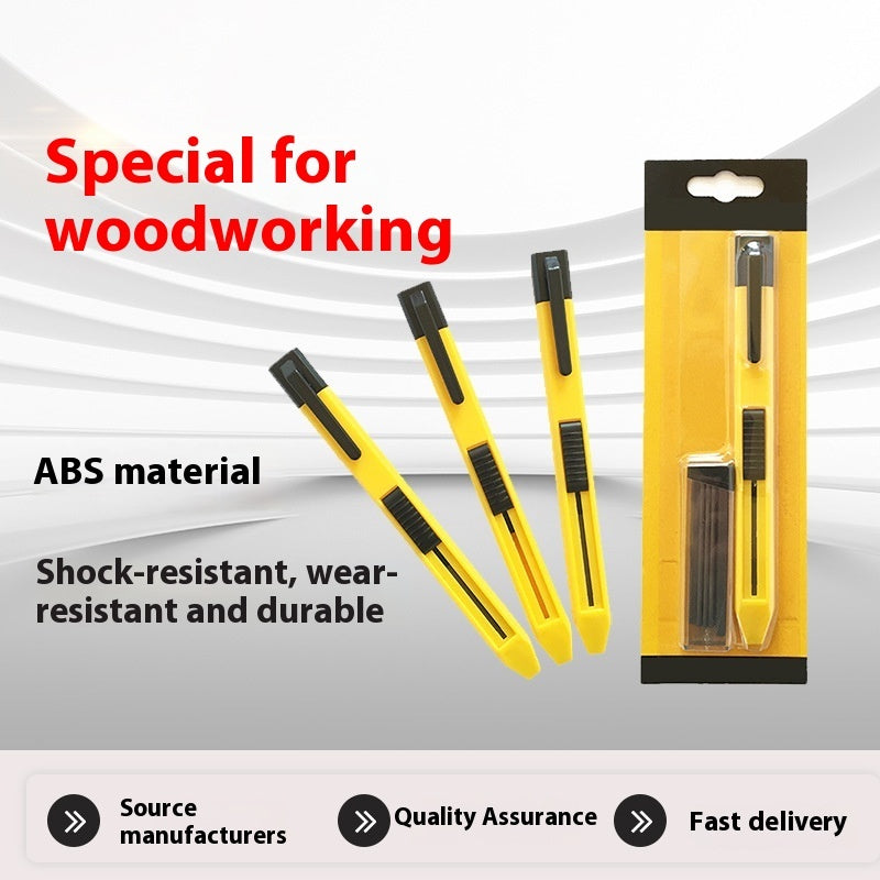 Plastic Woodworking Propelling Pencil Woodworking Special Thick Lead Mark Drawing Line Pencil