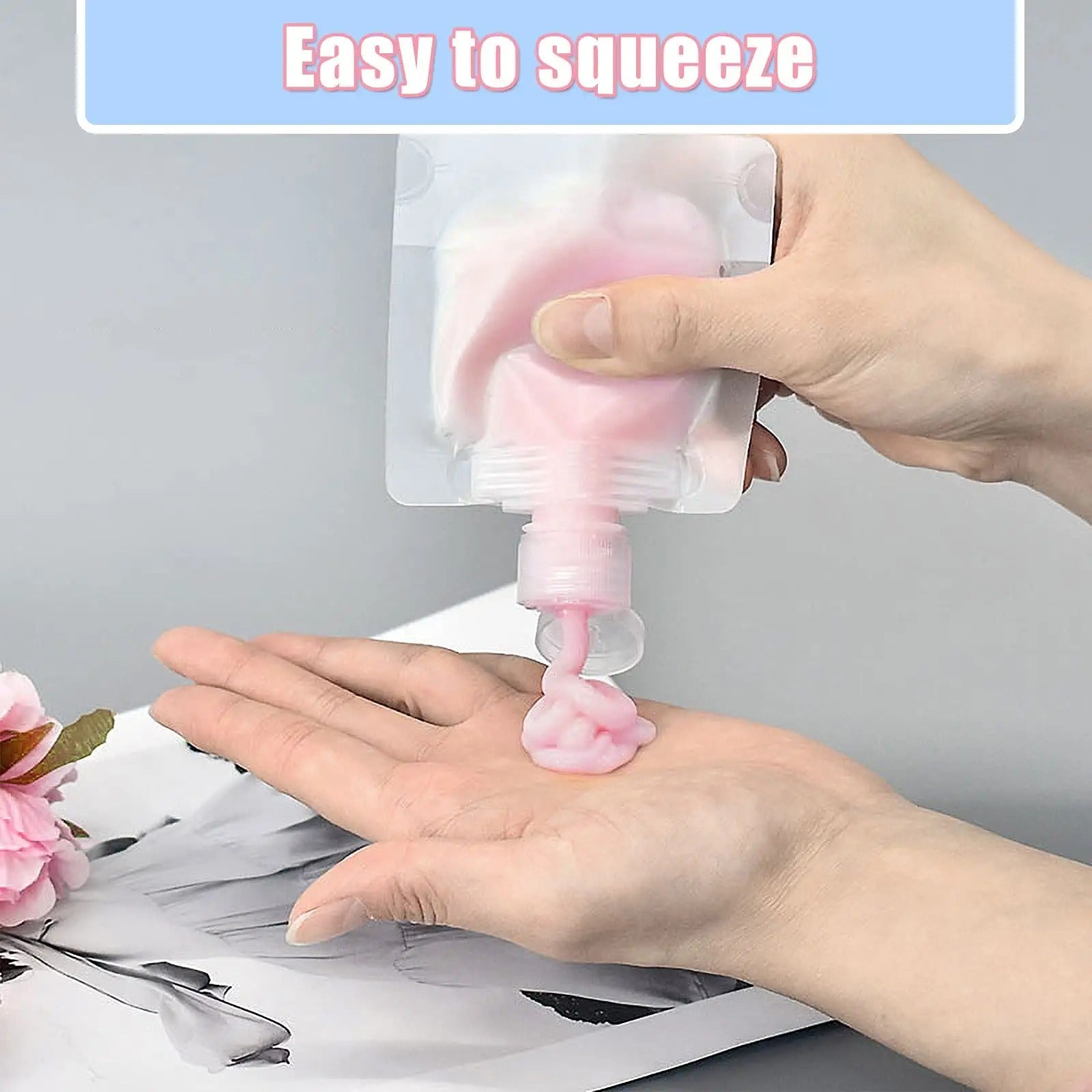 Transparent Travel Portable Makeup Packing Bag