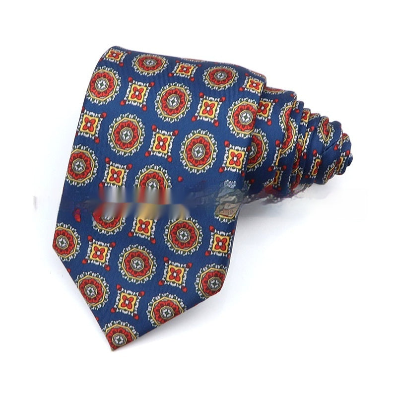 Business Polyester Men's Printed Workplace Tie