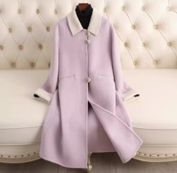 Women Cashmere Loose Coat