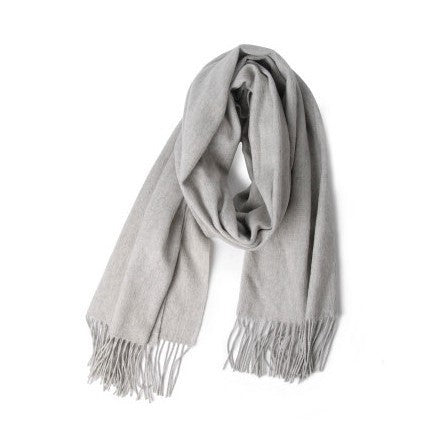 Men's Fashion Solid Color Thickened And Lengthened Scarf Shawl