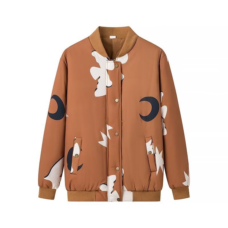 Women Autumn Casual Printed Coat