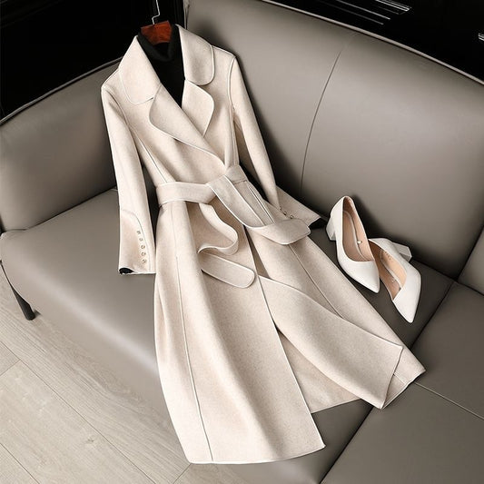 Women Fashionable High-end Woolen Coat