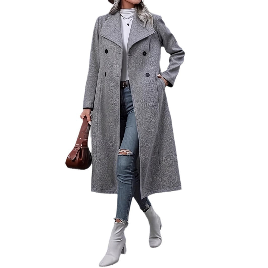 Lady Temperamental Overknee Thickened Coat