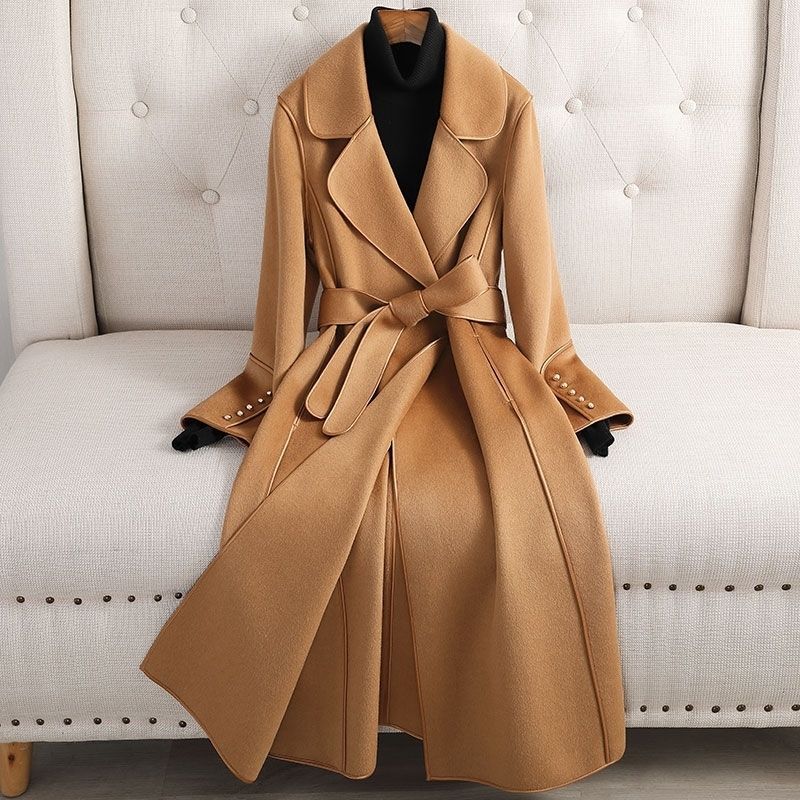 Women Fashionable High-end Woolen Coat