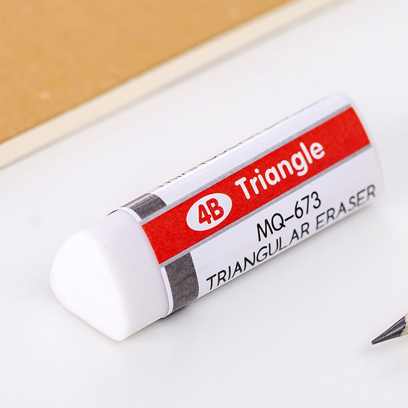 4B Triangle Black And White Only For Art Eraser