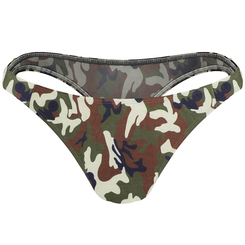 Men's Bikini Triangle Camouflage Underwear