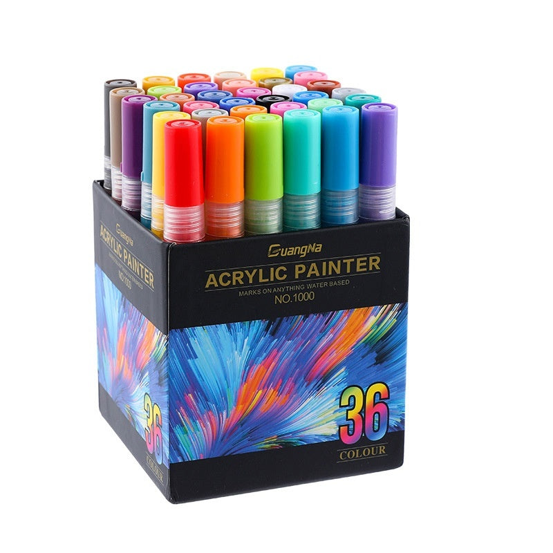 48 Colors Painting DIY Ceramic Graffiti Water-based Marker Package