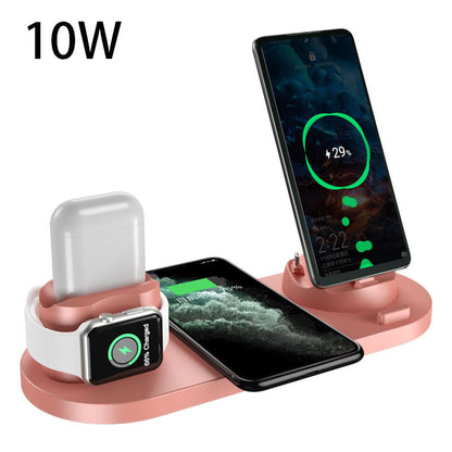 6in1 Fast Wireless Charging Compatible With iPhone and Apple Watch
