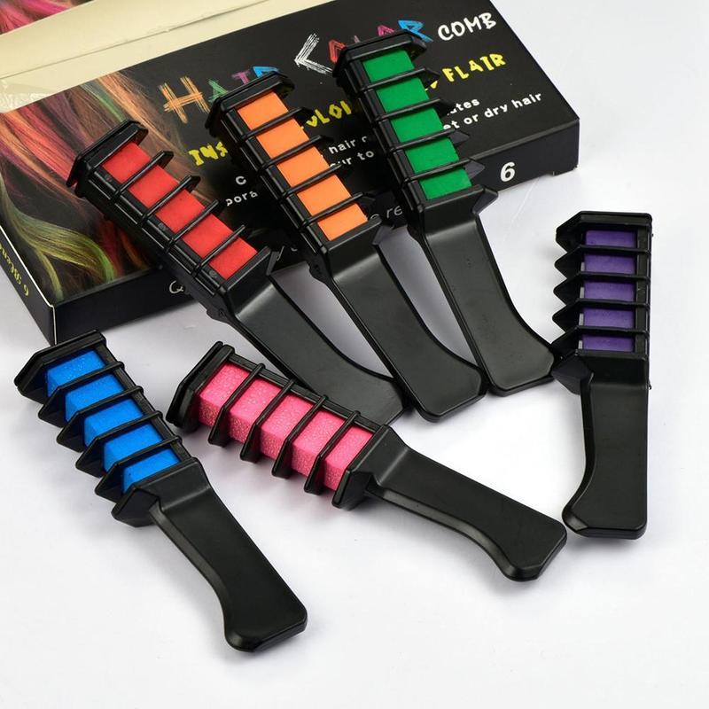 Temporary Mini Disposable Crayons Hair Color Dyeing Mascara