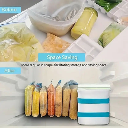 Meal Preparation Bag Container for Frozen Leftovers