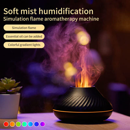 Volcanic Flame Aroma Diffuser Lamp