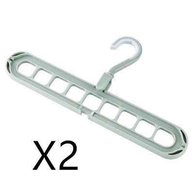 9-Hole Multi-Function Clothes Hanger Organizer
