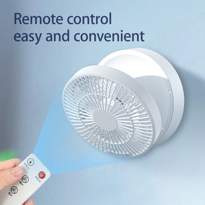 Portable Rechargeable Ceiling Fan with Night Light