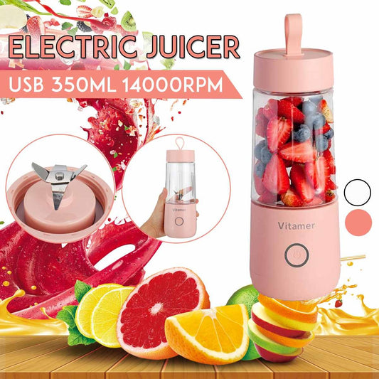 350ml Portable Electric Blender for Juicing - USB Rechargeable Juicer - Mallora Shop