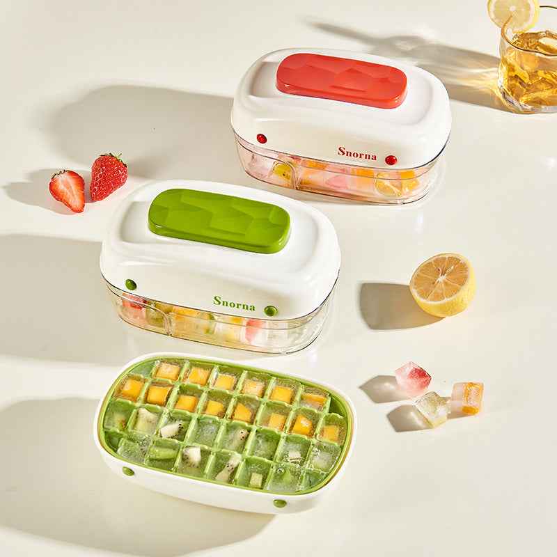 Easily Removable Food Grade Ice Tray with Lid