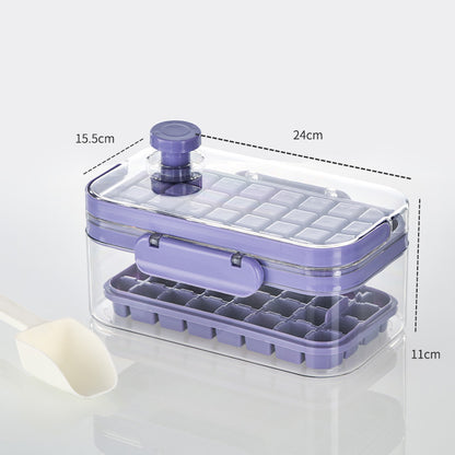 New Silicone Press Ice Maker Mold