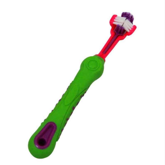 Pet Double-Headed Toothbrush for Effective Teeth Cleaning - Mallora Shop