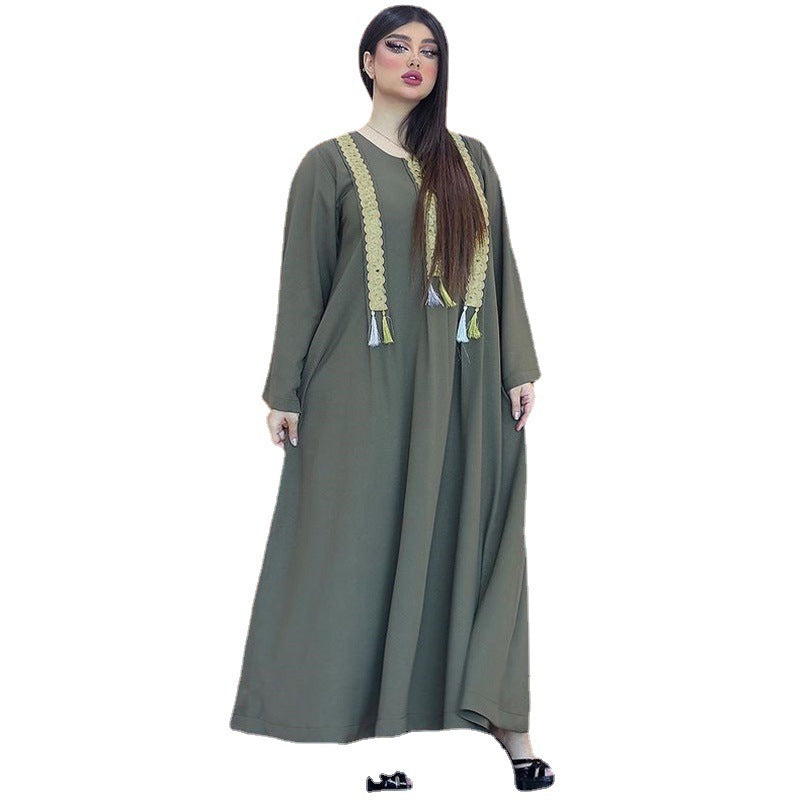 Women's Lace Robe Dress Gurban Festival