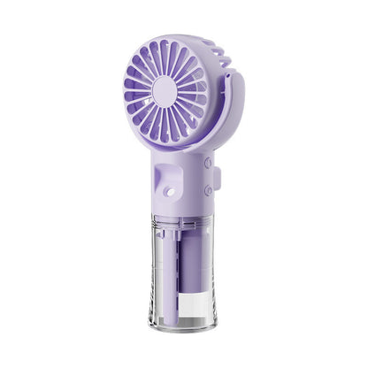 Portable Handheld Spray Fan - 4-Speed USB Cooling Mist Fan for Instant Refreshment - Mallora Shop