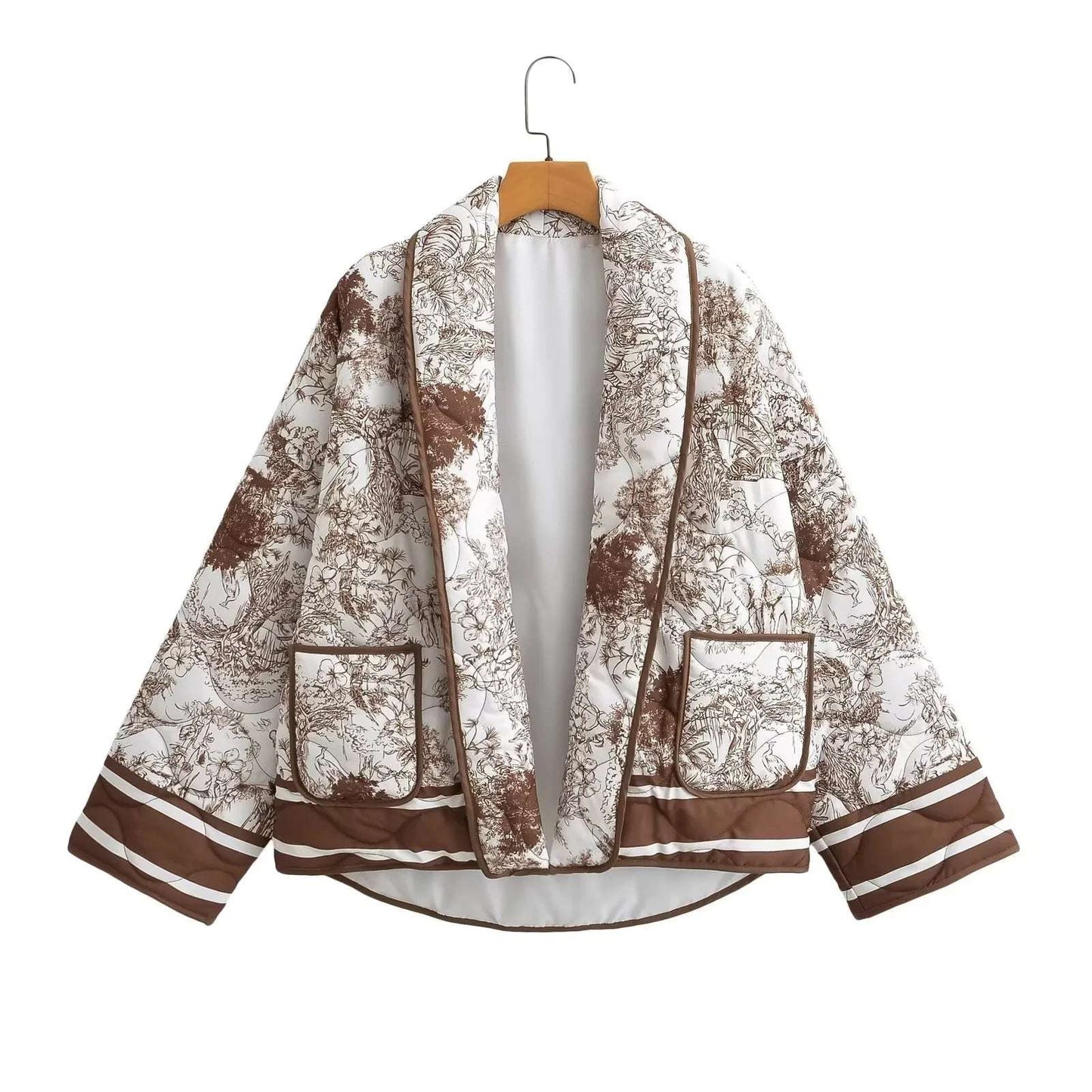 Women Printed Cotton Jacket