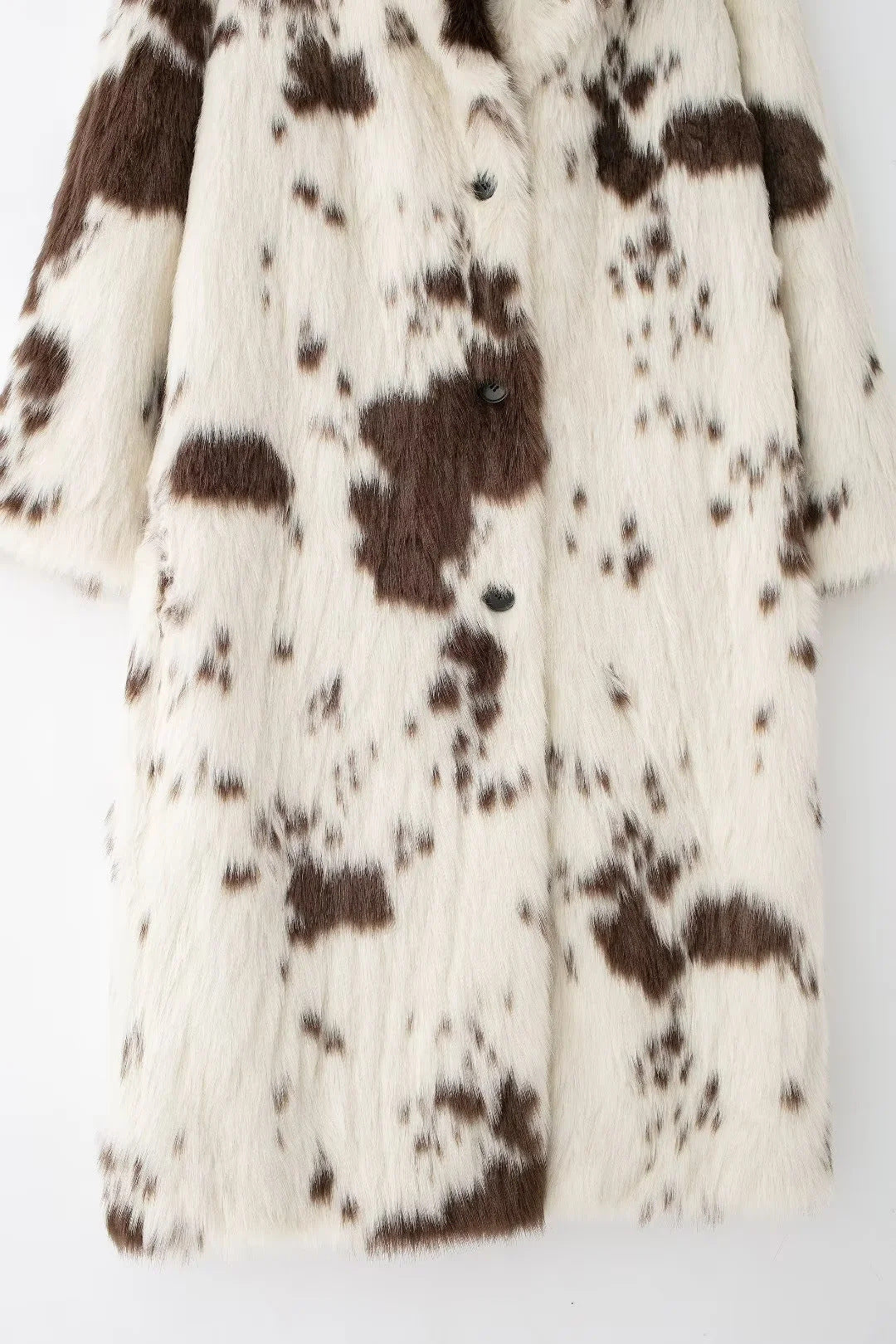 Women's Animal Pattern Imitation Fur Coat