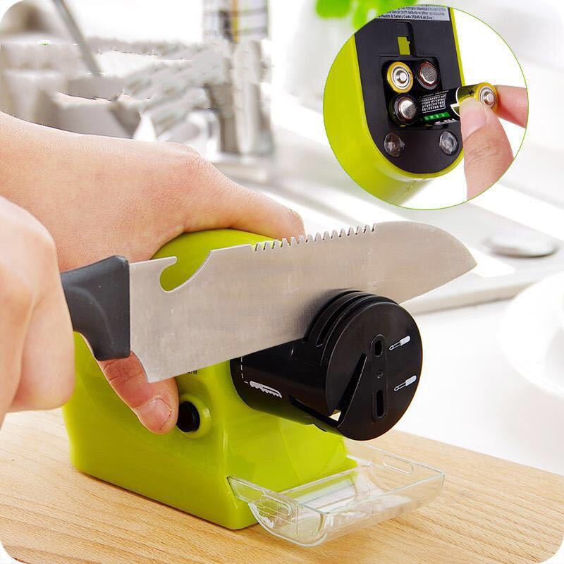 Electric Sharpener for Kitchen Knives and Scissors - Ultimate Electric Knife and Scissor Sharpener - Mallora Shop