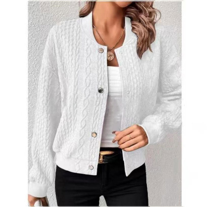 Women Casual Solid Color Cardigan