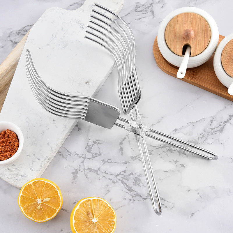 Stainless Steel Slicer Ham Bread Barbecue Cutter