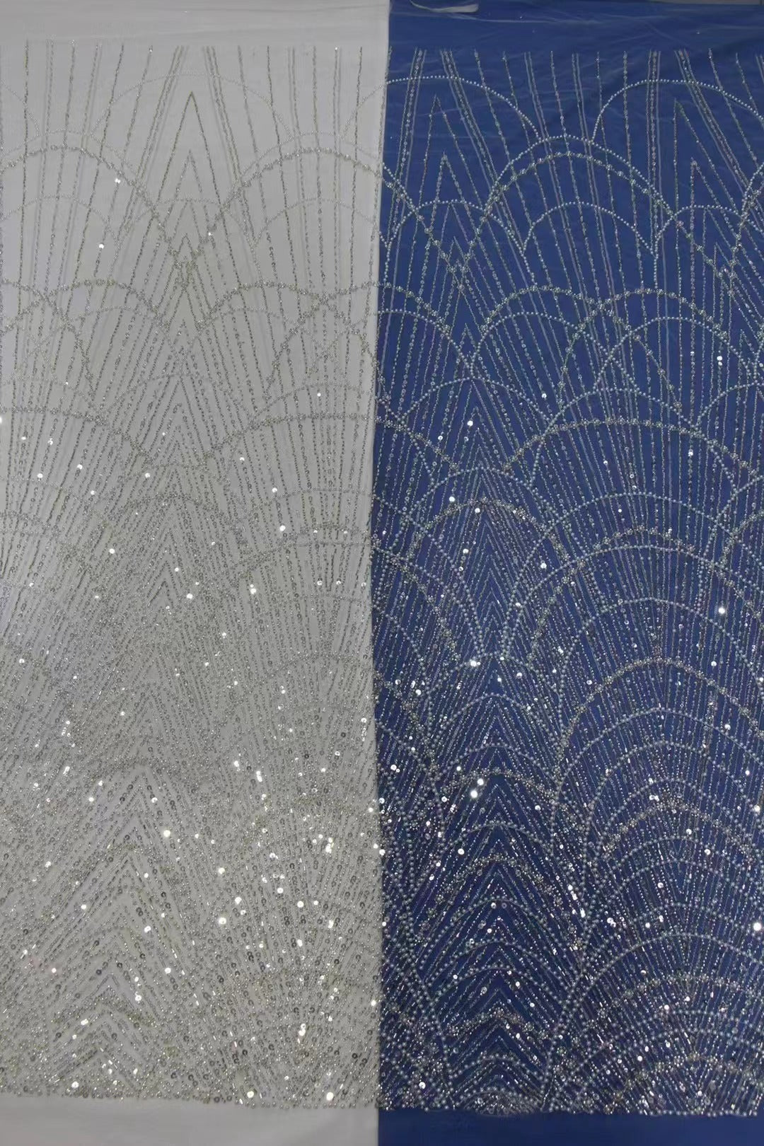 Embroidered Lace Fabric For Evening Dress